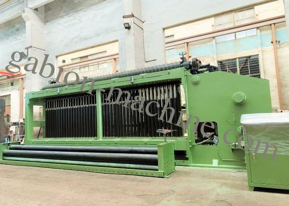 Galvanized Fully Automatic Gabion Box Machine 92*127mm Stone Wire Mesh Cages