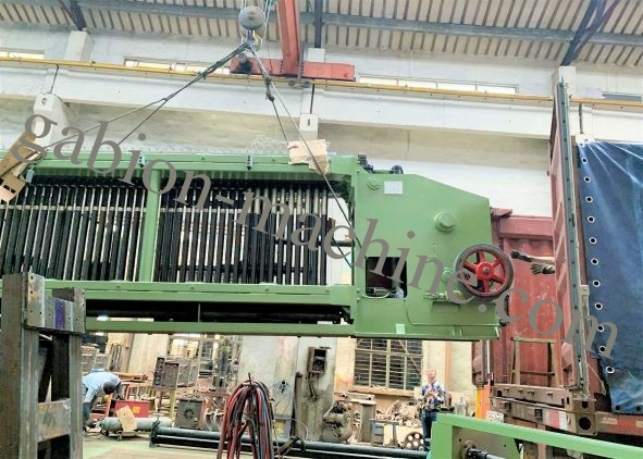 5000mm Gabion Woven Wire Mesh Machine Low Carbon Galfan Mesh for Railway Construction