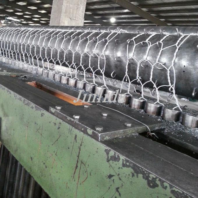 84 x 120mm Mesh Size Low Noise Automatic Gabion Basket Machine For Max ...