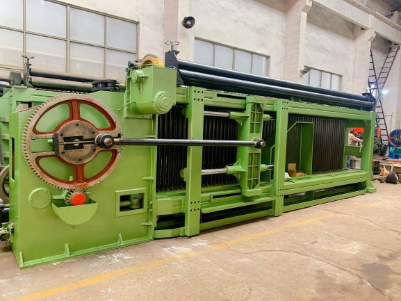 Automatic Hexagonal Mesh Machine 2300mm Wire Netting 80x120mm Gabion Mesh