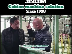 Mesh size 80x100mm ,speed 195m/h,automatic GLD-2 gabion production line