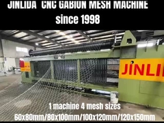 Versatile JINLIDA Gabion Mesh Machine – 4 Mesh Sizes in One