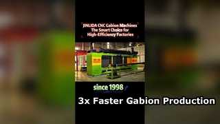 CNC Gabion Machine | 3x Output, High-Speed Production, No Wire Break