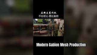 Stop Using Old Machines! See How Modern Gabion Mesh Is Made