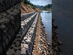 Real‑World Gabion Wall Construction | Triple‑Twist Hexagonal Gabion Mesh Project