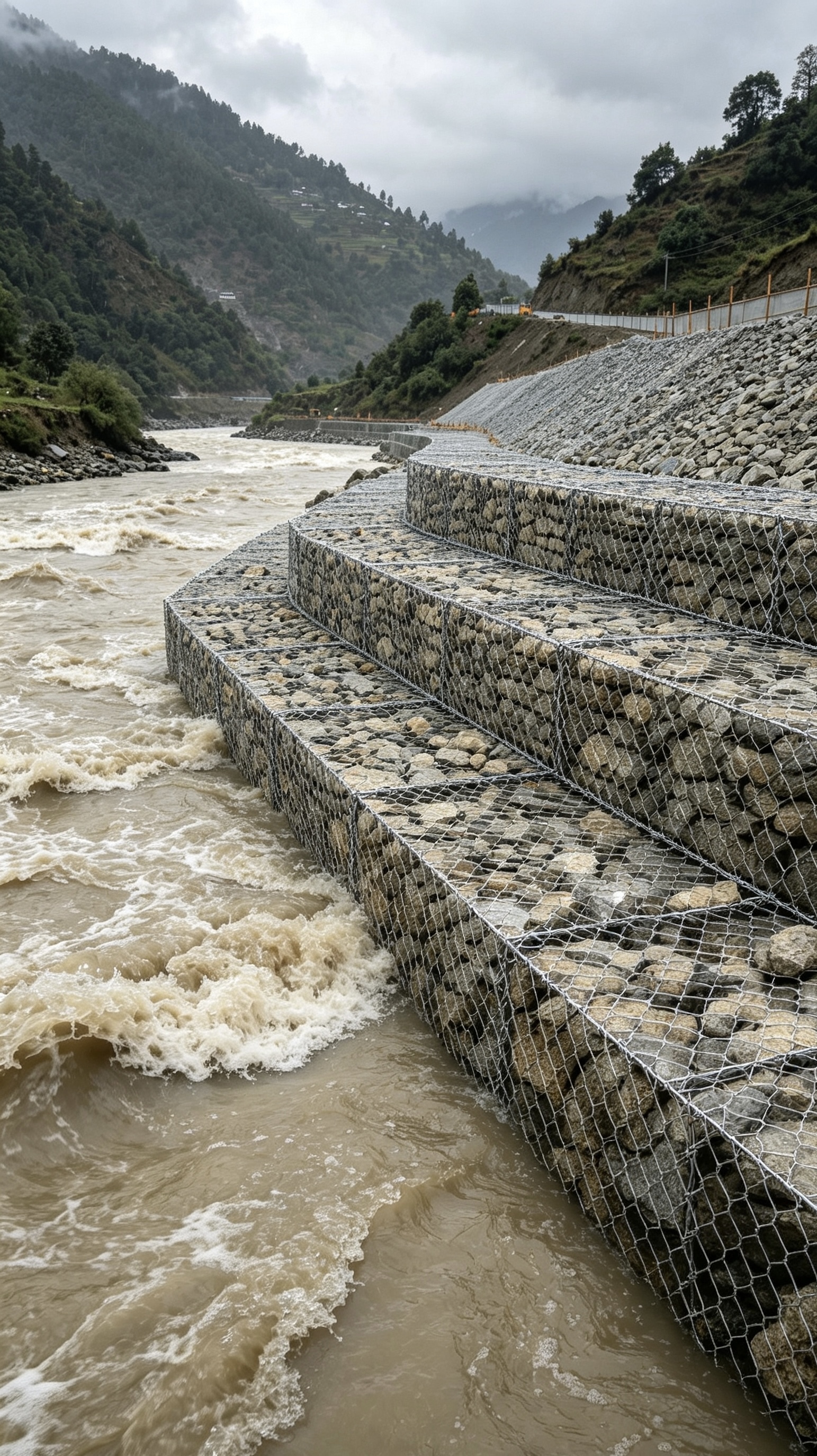 Latest company blogs about How Gabion Mattress Mesh Protects Nepal River Banks and Highway Slopes During Monsoon Season