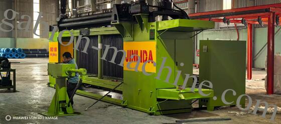 Ultra-Speed Heavy Duty Gabion Box Machine: Industrial Hexagonal Wire Mesh Loom for Civil Engineering