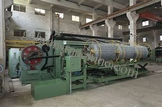 25RPM  Zinc Coated Gabion Wire Cage Machine For Civil Engineering