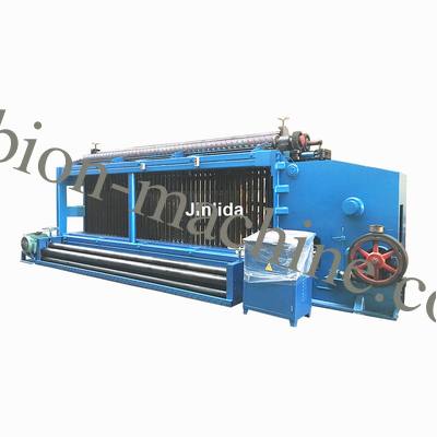 Automatic 3KW Gabion Making Machine Steel 220V  50*50mm 30m/Min