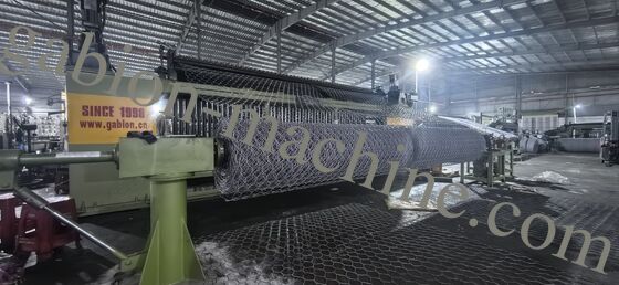 Buy CNC Gabion Mesh Machine Supplier | 60×80mm | 3.0–4.0mm Wire | High-Speed Gabion Box Machine for Sale online manufacture