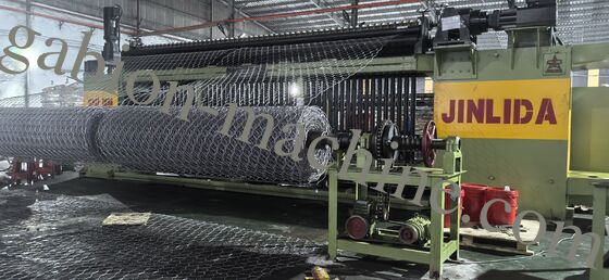 Buy Automatic Gabion Mesh Machine - CNC Heavy Duty Hexagonal Wire Mesh Loom for River Protection online manufacture