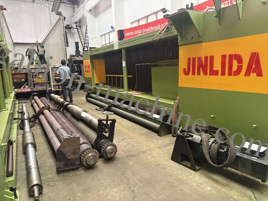 Buy JINLIDA CNC Gabion Mesh Machine for PVC Coated Wire | Advanced Wire Protection System Ensures Smooth Production online manufacture