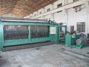 Continuous  6 Bar 2300mm Gabion Box Machine Centralized Lubrication