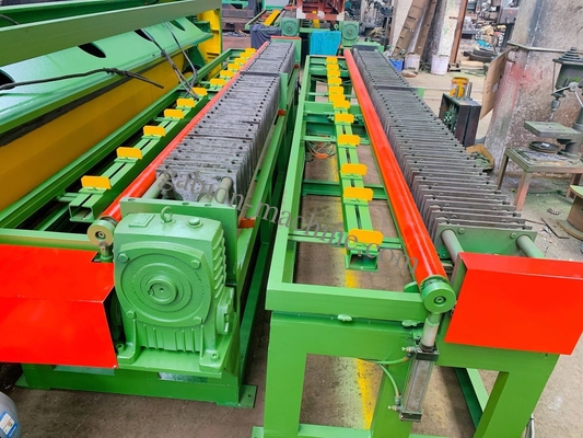 Buy Gabion Production Line Automatic 66*85mm Edge Winding Machine 4000mm Hexagonal Wire Netting online manufacture