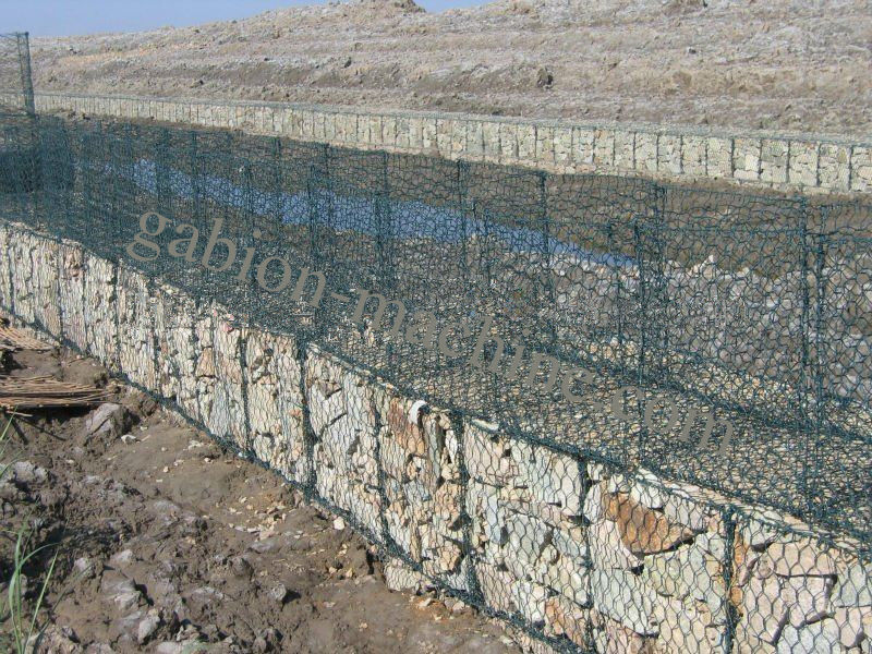 PLC Control Gabion Box Machine With Automatic Stop System / 2.5mm Wire Dia.