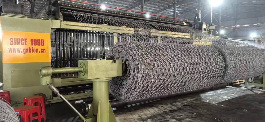 JINLIDA High-Speed CNC Hexagonal Mesh Making Machine for Gabion Production