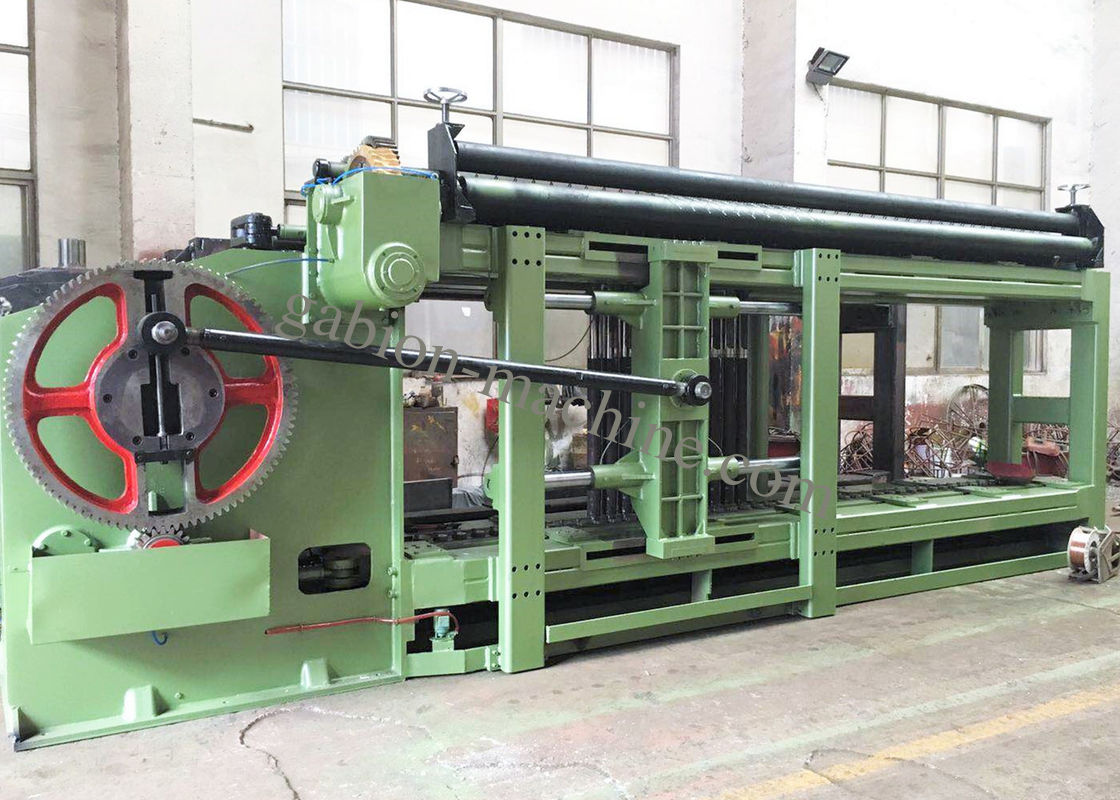 Net Railing For Machine Automatic Double Rack Drive Hexagonal Wire Netting Machine 4.0mm Wire ...