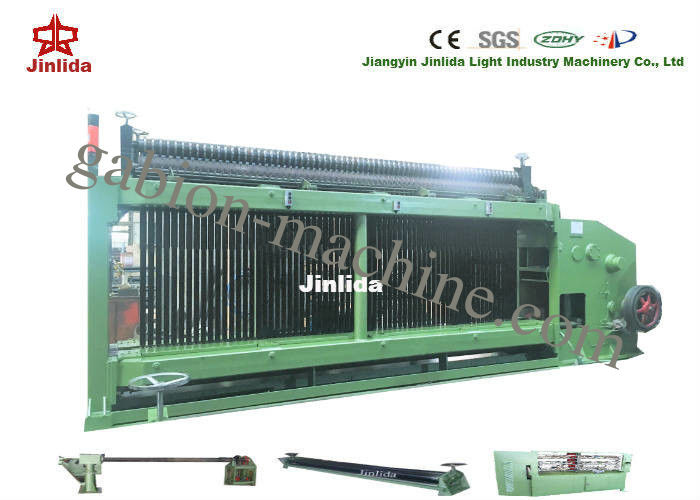 PVC / Galvanized  Hexagonal Wire Mesh Machine SGS 80×100mm PLC Control