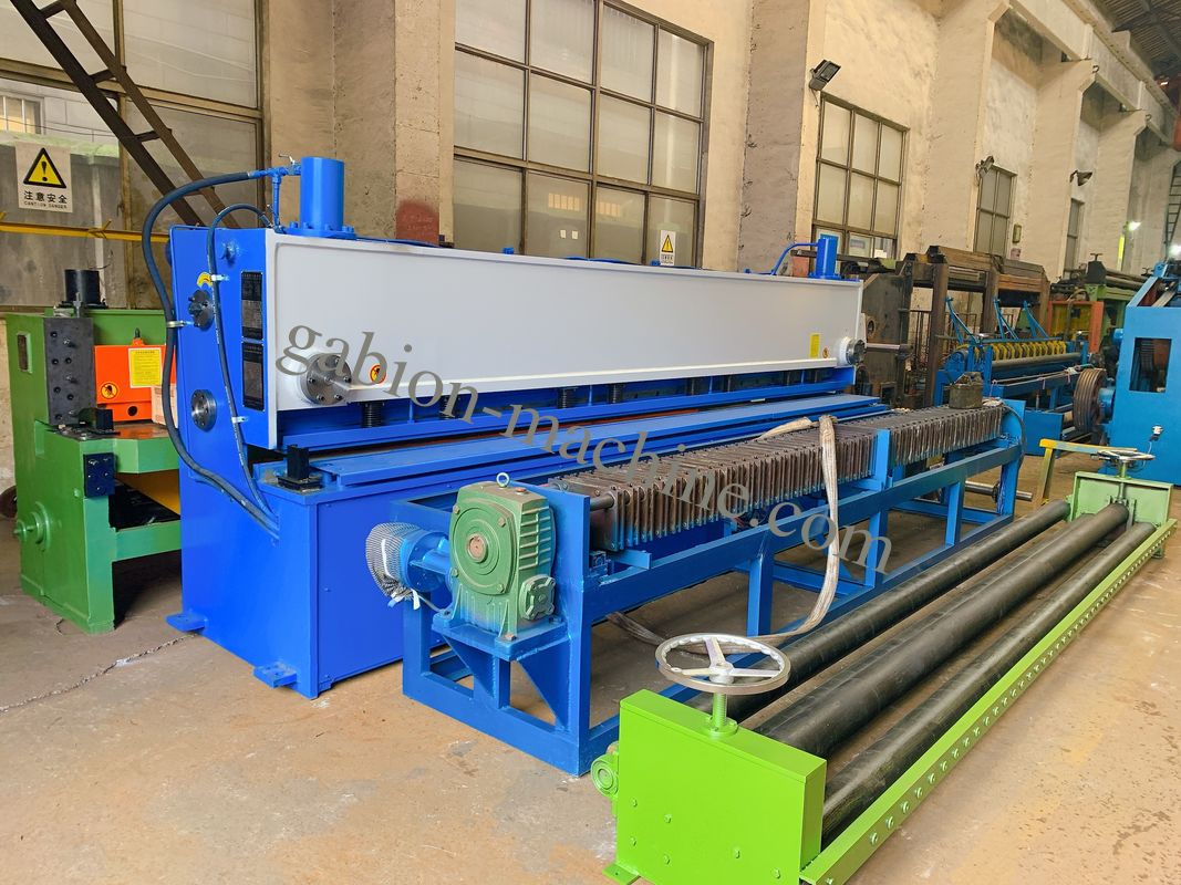 7.5kw Easy Adjustment Low Noise Gabion Wire Netting Cutting Machine