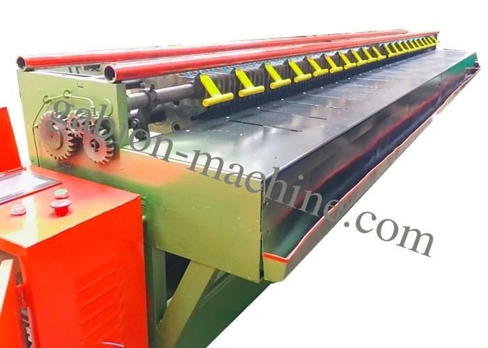 4m Edge Winding Machine With PLC for 100*130mm Hexagonal Wire Mesh Gabion Production Line