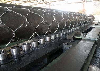 Hexagonal Gabion Box Machine Galvanized Galfan or PVC Coated Wire Mesh 80×100mm