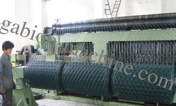 Customized High Speed Gabion Mesh Weaving Machine , Spring Coiling Machine 4300mm Width